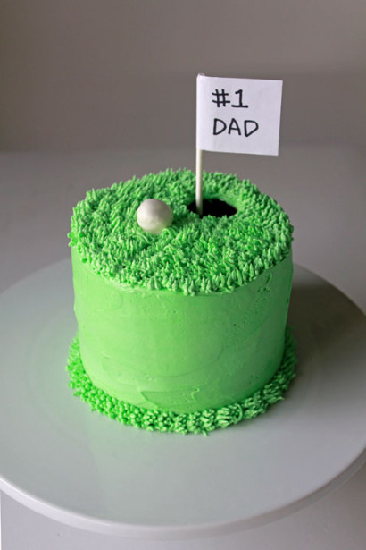 How to make Easy Golf Themed Cake/Happy Father's Day Cake Ideas - YouTube