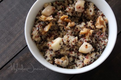 Breakfast Quinoa with Gingered Pear and Walnuts | Tasty Kitchen: A ...