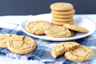 soft and chewy ginger cookies