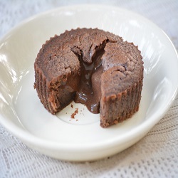 eggless molten chocolate lava cake