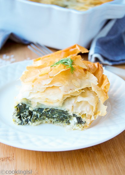 Spinach and Feta Pie (Spanakopita) | Tasty Kitchen: A Happy Recipe ...