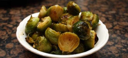 brussels sprouts roasted in sriracha & honey