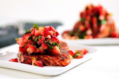 Balsamic Glazed Salmon With Strawberry Salsa Tasty Kitchen A Happy Recipe Community