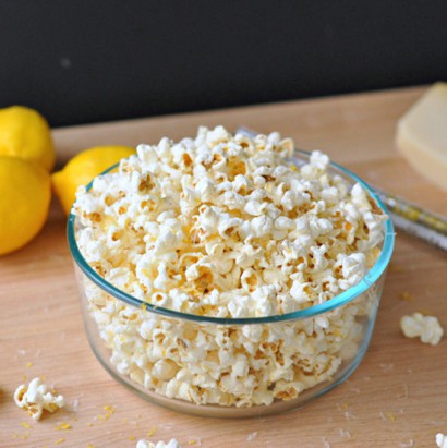 Lemon parmesan popcorn