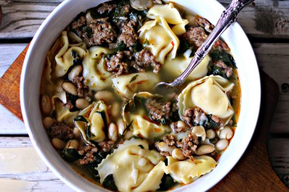 Italian Sausage & Tortellini Soup | Tasty Kitchen: A Happy Recipe ...