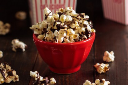 Mexican spiced hot chocolate popcorn