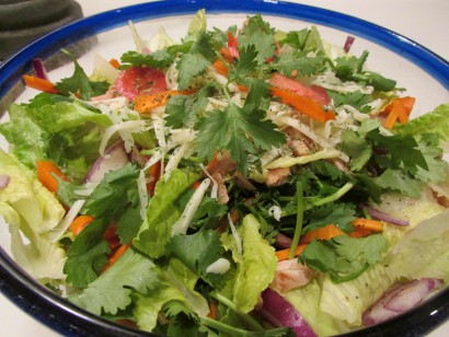 chicken cilantro salad