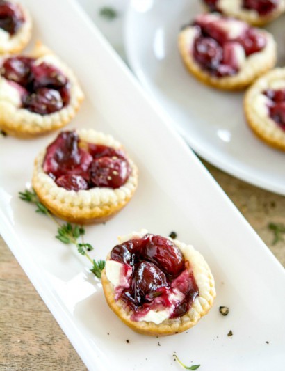 Peppered Sour Cherry and Goat Cheese Tarts | Tasty Kitchen: A Happy ...