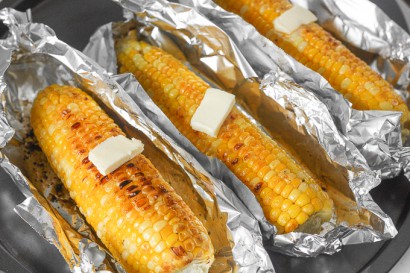 Oven Roasted Corn On The Cob With Garlic Butter Tasty Kitchen A Happy Recipe Community