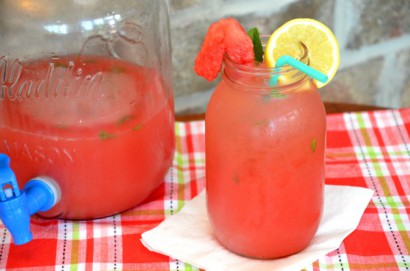 simple southern watermelon lemonade