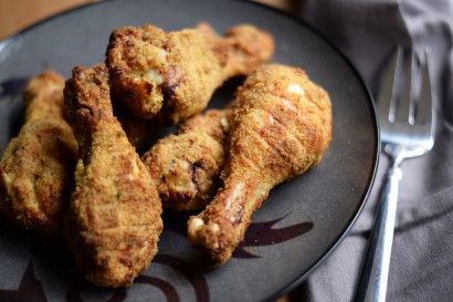 oven-fried chicken drumsticks