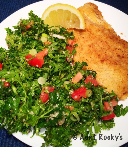 aunt rocky’s gluten free low carb tabbouleh