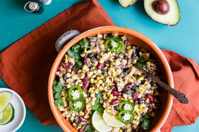 mexican 3-bean and corn salad