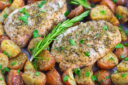 Sheet Pan Rosemary Herb Pork Chops | Tasty Kitchen: A Happy Recipe ...