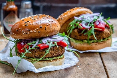 Easy Veggie Burger (Vegan and Healthy) | Tasty Kitchen: A Happy Recipe ...