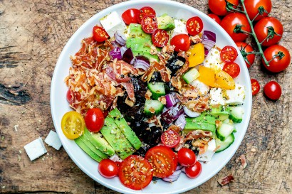 Bacon Avocado Greek Salad (Keto) | Tasty Kitchen: A Happy Recipe Community!