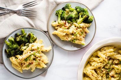 Creamy Garlic Pasta With Charred Broccoli Tasty Kitchen A Happy Recipe Community
