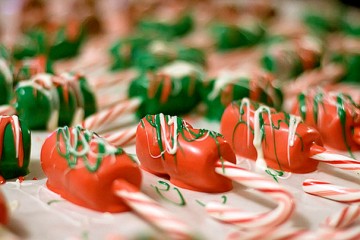 Tasty Kitchen Blog: Candy Cane Treats. Photo and recipe from TK member Angie Arthur.