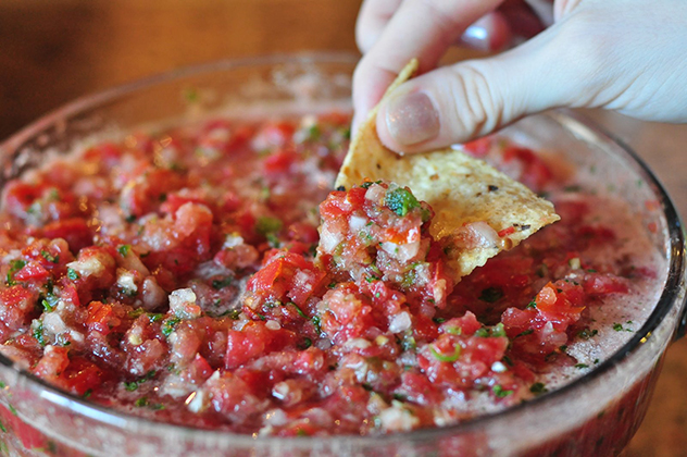Tasty Kitchen Blog: Game Day Grub! (Salsa, Baby! from TK member Stefanie of Ni Hao Y'all)