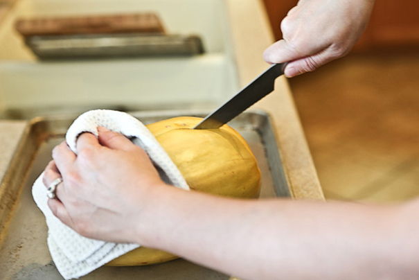 Tasty Kitchen Blog: How To Bake Spaghetti Squash. Guest post by Jaden Hair of Steamy Kitchen.