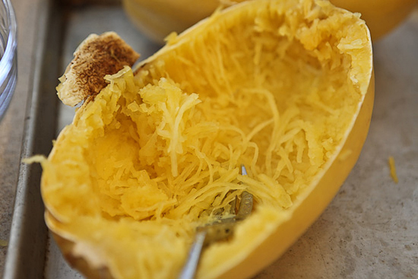 Tasty Kitchen Blog: How To Bake Spaghetti Squash. Guest post by Jaden Hair of Steamy Kitchen.