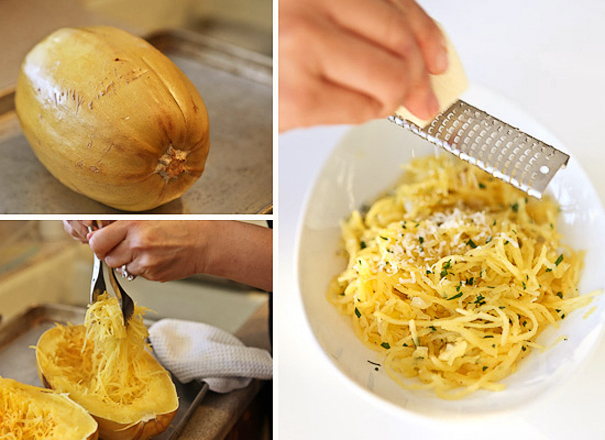 Tasty Kitchen Blog: How To Bake Spaghetti Squash. Guest post by Jaden Hair of Steamy Kitchen.