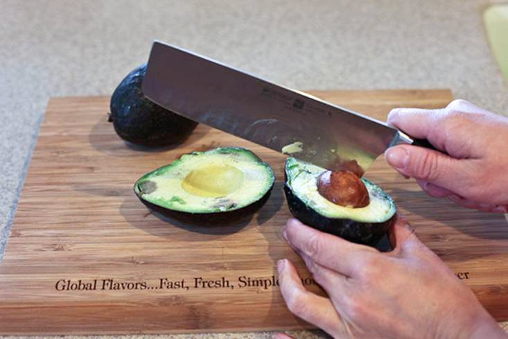 Tasty Kitchen Blog: How To Open An Avocado and Keep All 10 Fingers. Guest post by Jaden Hair of Steamy Kitchen.