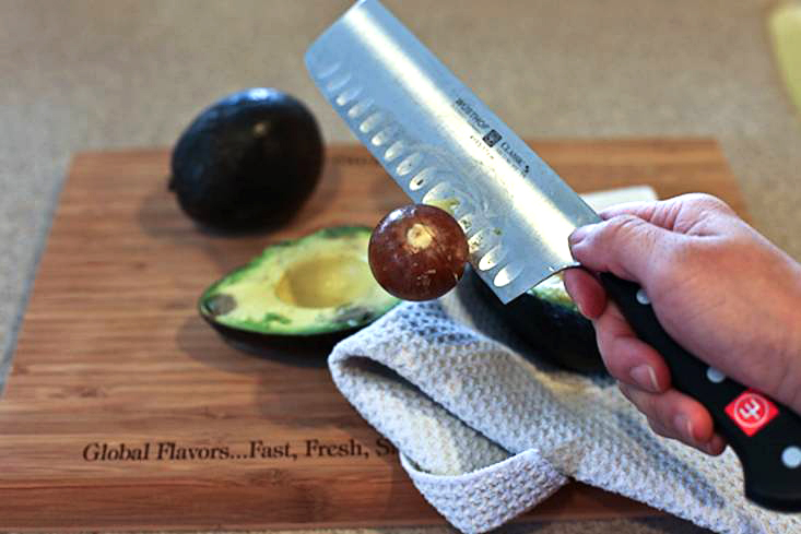 Tasty Kitchen Blog: How To Open An Avocado and Keep All 10 Fingers. Guest post by Jaden Hair of Steamy Kitchen.