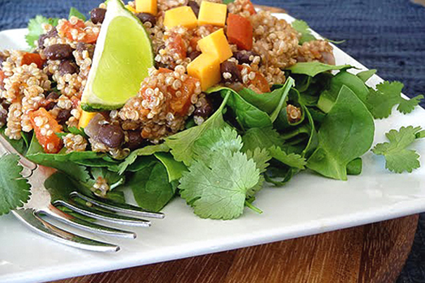 Tasty Kitchen Blog: Main Dish Salads (Quinoa Taco Salad, recipe submitted by TK member Katie of Good Life Eats)