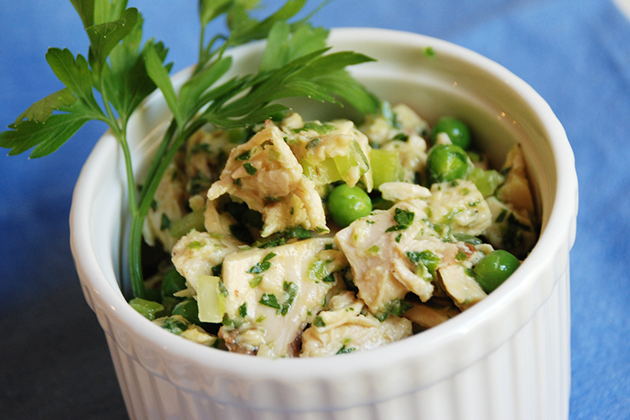 Tasty Kitchen Blog: Meet Heather of Multiply Delicious (Chicken Salad with Peas and Herb Mustard Vinaigrette)