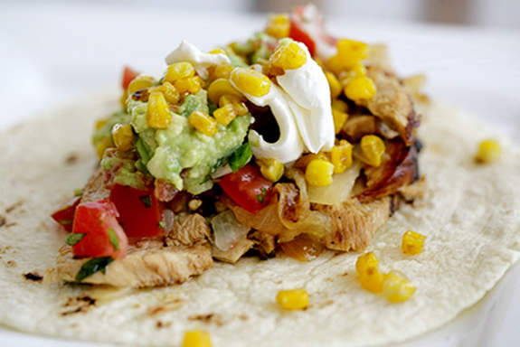 Tasty Kitchen Blog: Cinco de Mayo. Guest post by Jaden Hair of Steamy Kitchen, Chicken Fajitas recipe submitted by TK member jojov.