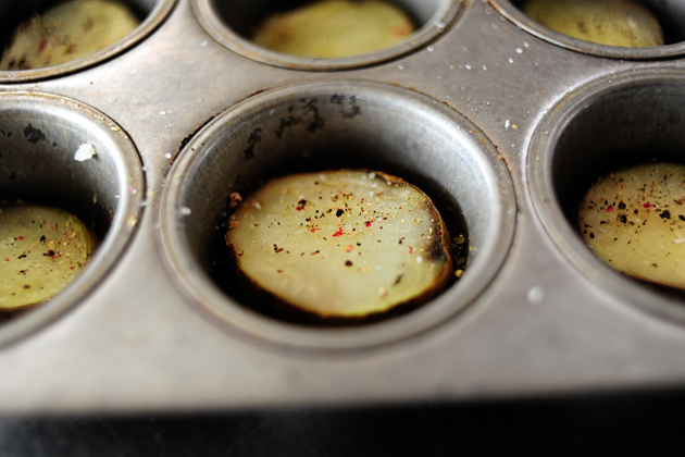 Tasty Kitchen Blog: Individual Scalloped Potatoes with Ham. Post by Ree Drummond, recipe submitted by TK member Meseidy of The Noshery.