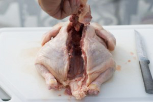 Tasty Kitchen Blog: How To Flatten a Chicken for Grilling. Guest post by Jaden Hair of Steamy Kitchen.