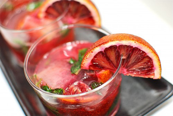 Tasty Kitchen Blog: Mojito Madness! Guest post by Jaden Hair of Steamy Kitchen (Blood Orange Mojitos from Dhale and Pierre of Culinary Musings)