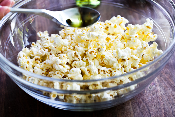 Tasty Kitchen Blog: Popcorn with Parmesan and Truffle Oil. Guest post by Jaden Hair of Steamy Kitchen.