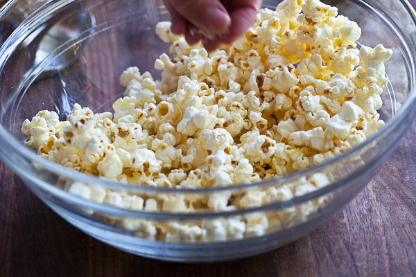 Tasty Kitchen Blog: Popcorn with Parmesan and Truffle Oil. Guest post by Jaden Hair of Steamy Kitchen.