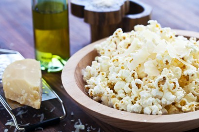 Popcorn with Parmesan and Truffle Oil  Tasty Kitchen Blog