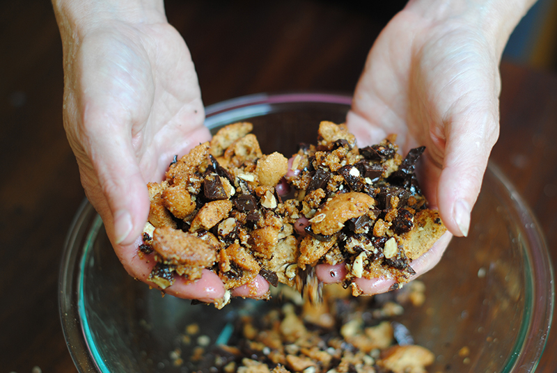 Tasty Kitchen Blog: Amaretti Semifreddo with Chocolate and Toasted Almonds. Guest post by Maggy Keet of Three Many Cooks, recipe from Three Many Cooks.