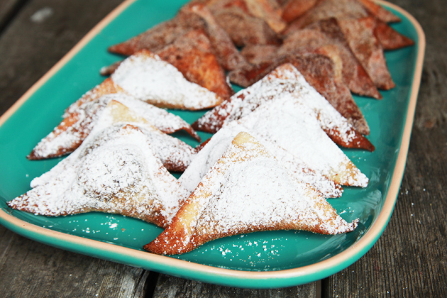 fried bananas with nutella