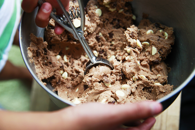 Tasty Kitchen Blog: Hot Chocolate Triple Chocolate Chip Cookies. Guest post by Alice Currah of Savory Sweet Life, recipe submitted by TK member Alison Anderson (elimaxandlela).