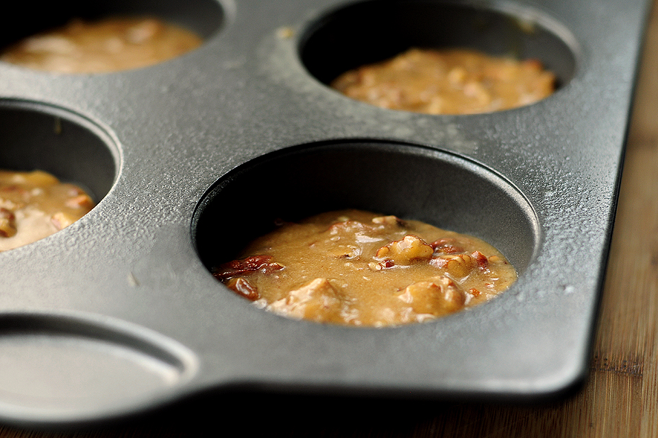 Tasty Kitchen Blog: Pecan Pie Muffins. Guest post by Amy Johnson of She Wears Many Hats, recipe submitted by TK member blackhawkwife.