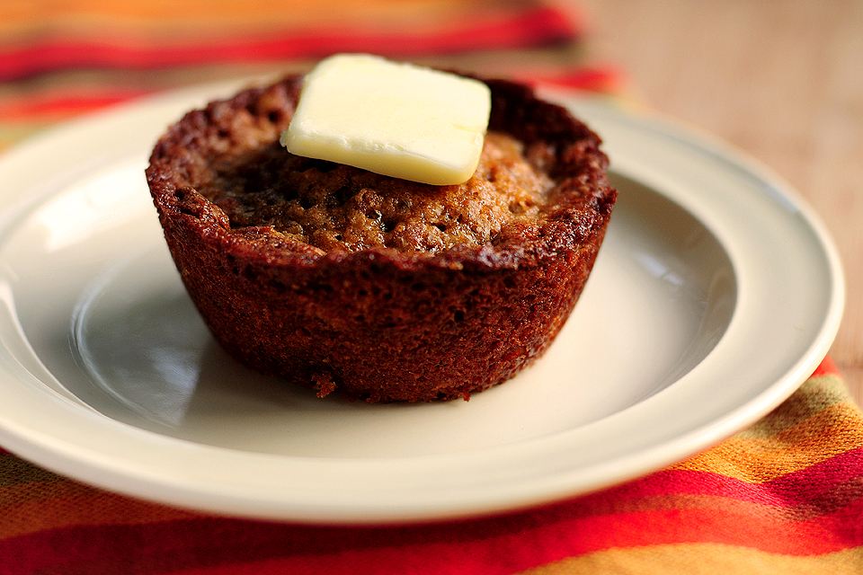 Tasty Kitchen Blog: Pecan Pie Muffins. Guest post by Amy Johnson of She Wears Many Hats, recipe submitted by TK member blackhawkwife.