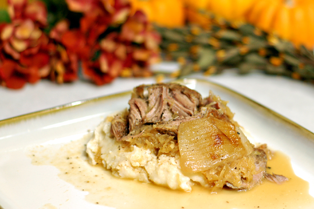 Tasty Kitchen Blog: Sauerkraut and Pork. Guest post and recipe from John Dawson of Patio Daddio BBQ.