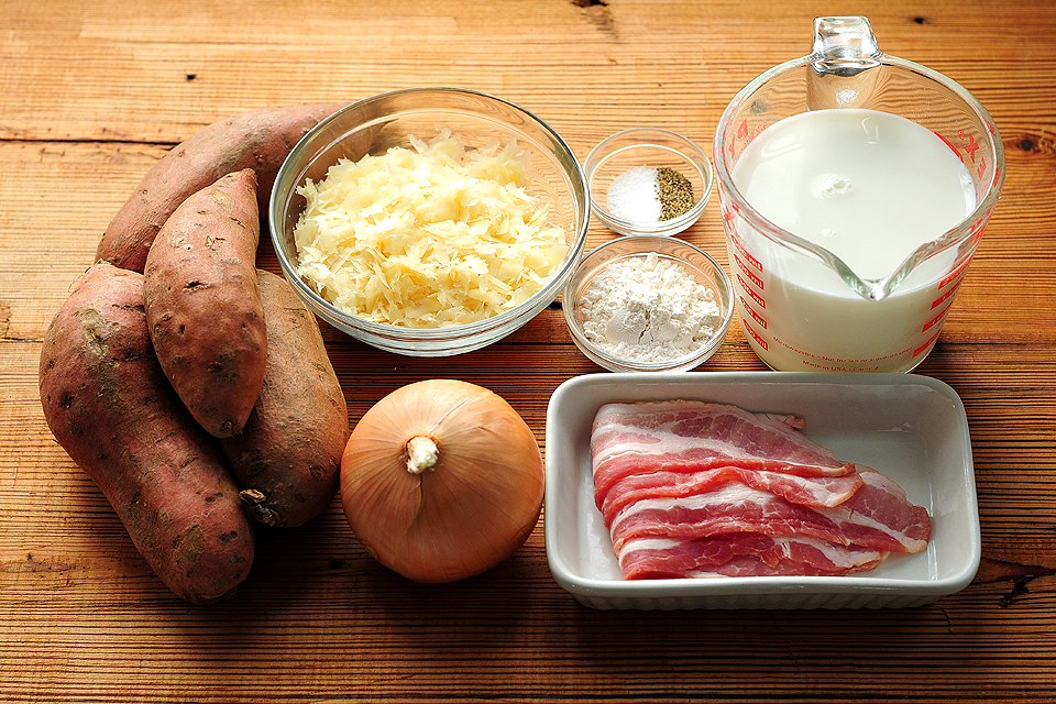 Tasty Kitchen Blog: Scalloped Sweet Potatoes. Guest post by Amy Johnson of She Wears Many Hats, recipe submitted by TK member quincyskeeper.