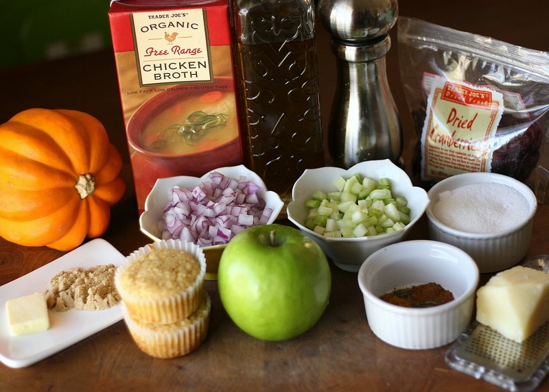 Tasty Kitchen Blog: Stuffed Acorn Squash with Cranberry Cornbread Stuffing. Guest post by Natalie Perry of Perry's Plate, recipe submitted by TK member kvmolen.