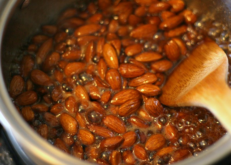 Tasty Kitchen Blog: Burnt Sugar Almonds. Guest post by Natalie Perry of Perry's Plate, recipe submitted by TK member Birgit Kerr of Scrapalicious Bytes.