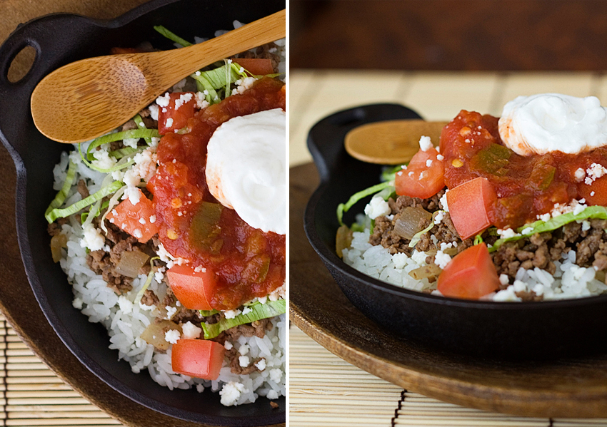 Tasty Kitchen Blog: Okinawan Takoraisu (Taco Rice). Guest post and recipe from Rachael of La Fuji Mama.