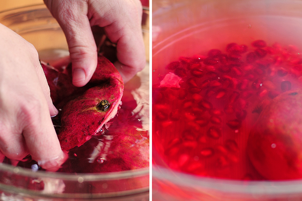 Tasty Kitchen Blog: How To Open a Pomegranate. Guest post by Amy Johnson of She Wears Many Hats.