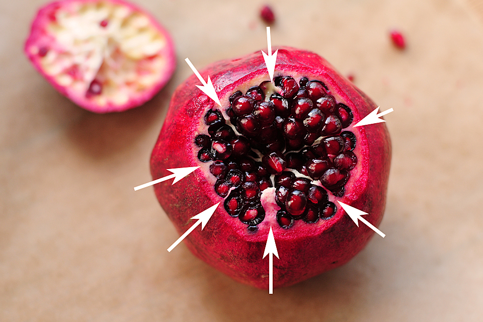 Tasty Kitchen Blog: How To Open a Pomegranate. Guest post by Amy Johnson of She Wears Many Hats.