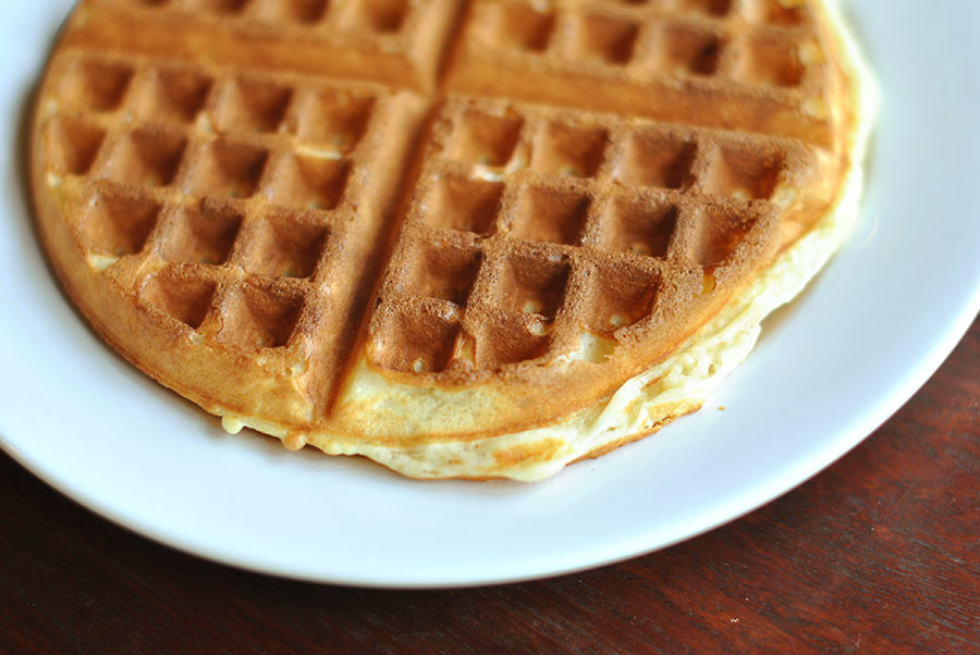 Tasty Kitchen Blog: Nancy’s Mom’s Light and Crisp Waffles. Guest post by Maggy Keet of Three Many Cooks, recipe submitted by TK member Sweetpea Nancy.